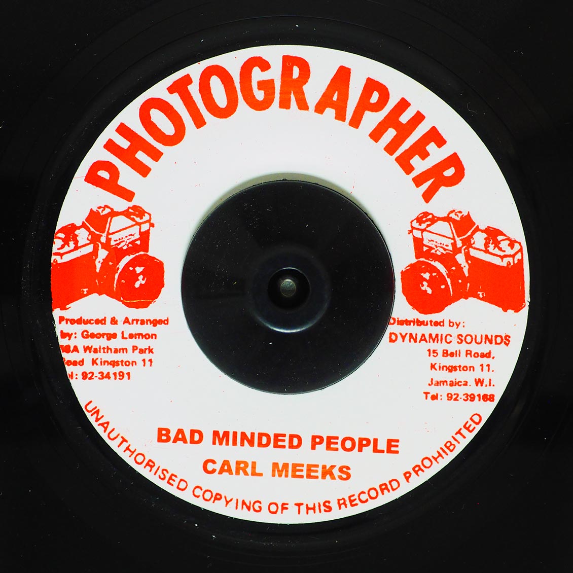 Carl Meeks - Bad Minded People  /  Version (UK press)