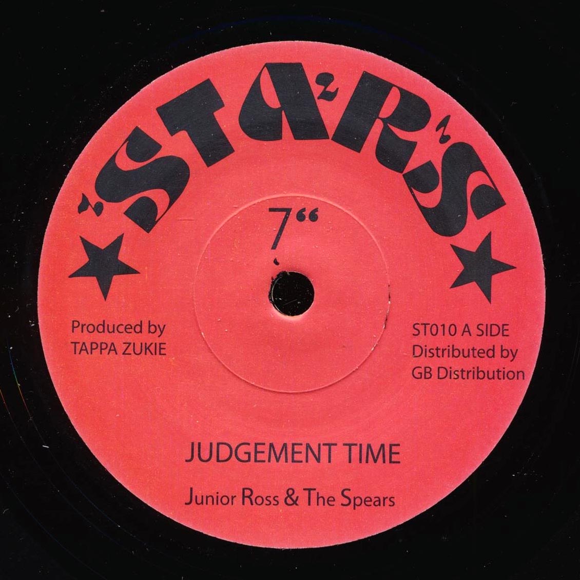 Jr. Ross & The Spears - Judgement Time  /  Stars Players - Judgement Dub (rhythm: "Declaration Of Rights") (UK press)