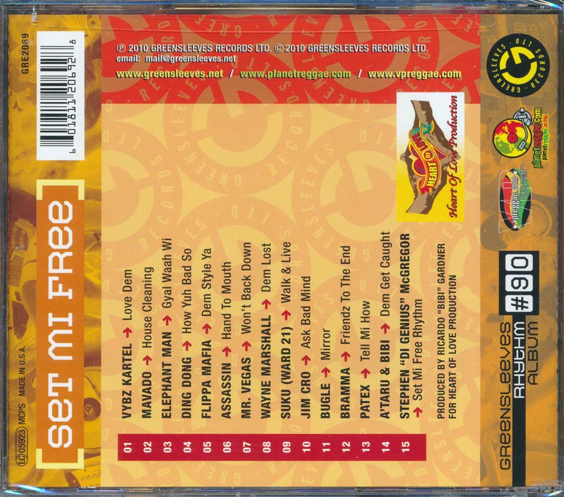 Various - Greensleeves Rhythm Album: Set Mi Free