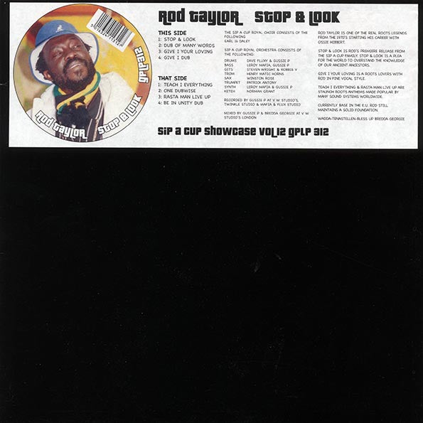 Rod Taylor - Stop & Look (2009 FIRST PRESS) (orig. press)