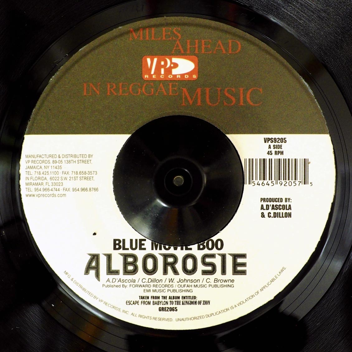 Alborosie - Blue Movie Boo  /  Version