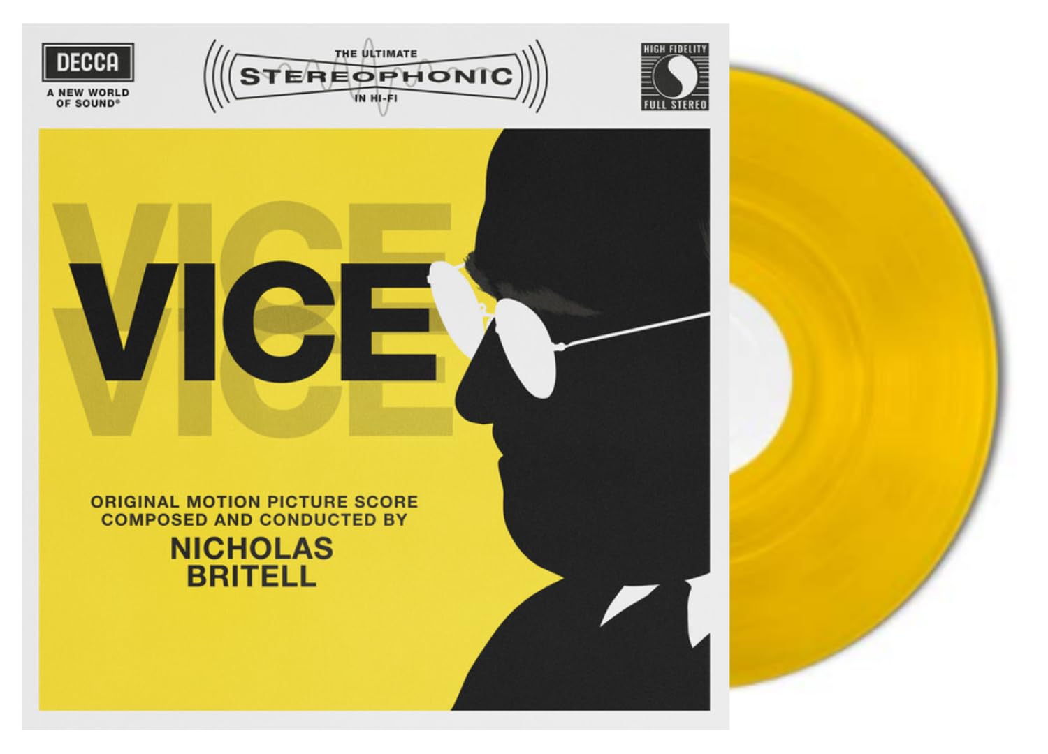 VICE - Original Motion Picture Score by Nicholas Britell [Yellow 2LP Limited Edition]