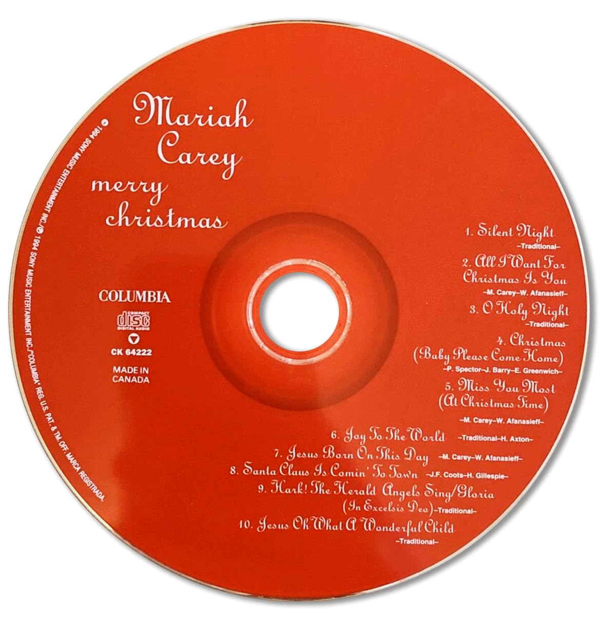 Merry Christmas by Mariah Careys СD