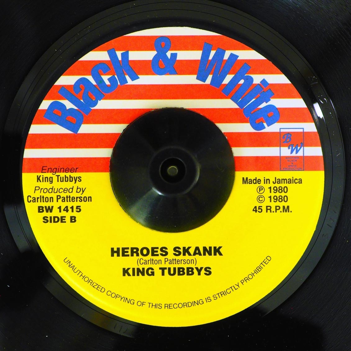 Eek A Mouse - Falling Heroes  /  King Tubbys - Heroes Skank