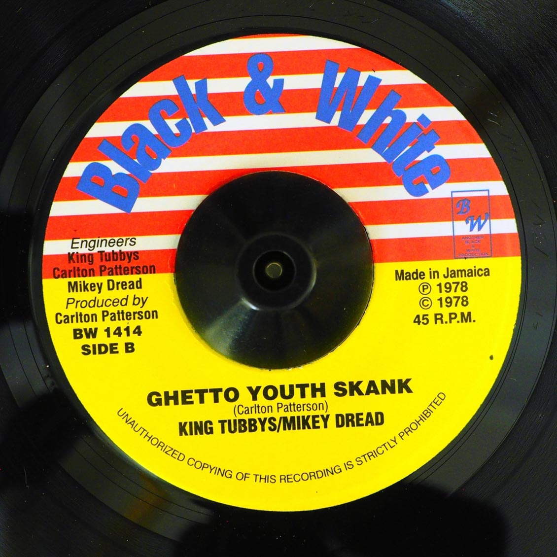 Dean Stone - Youth In The Ghetto  /  King Tubbys, Mikey Dread - Ghetto Youth Skank