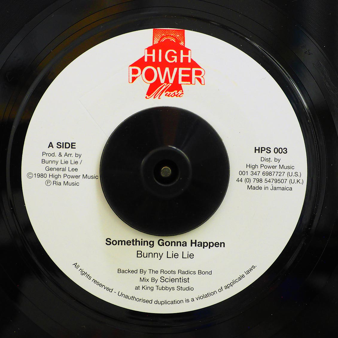 Bunny Lie Lie - Something Gonna Happen  /  Version (rhythm: "Linval Thompson - Zion") (UK press)