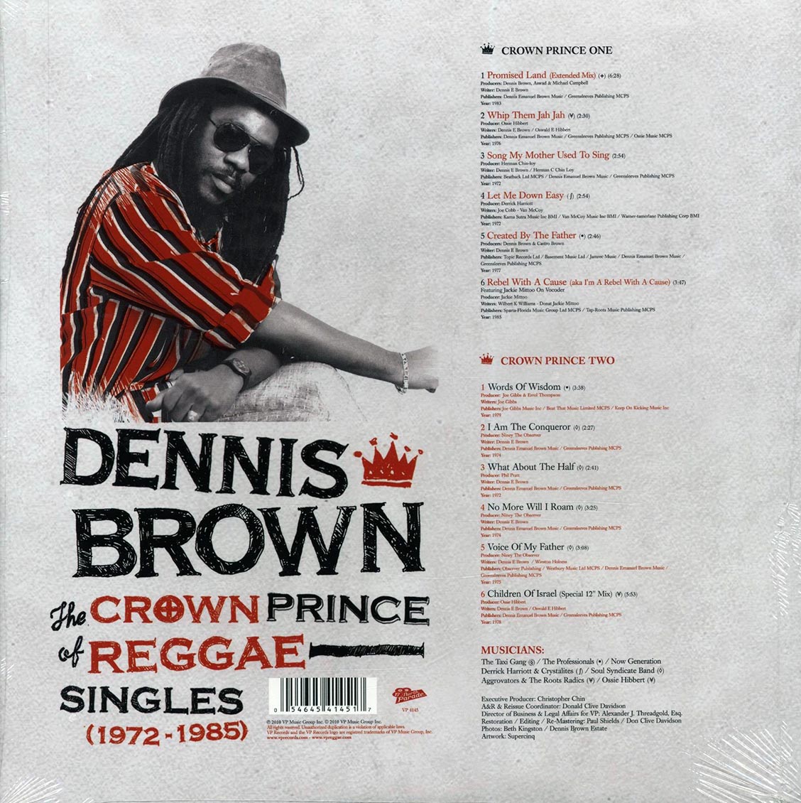 Dennis Brown - The Crown Prince Of Reggae: Singles 1972-1985