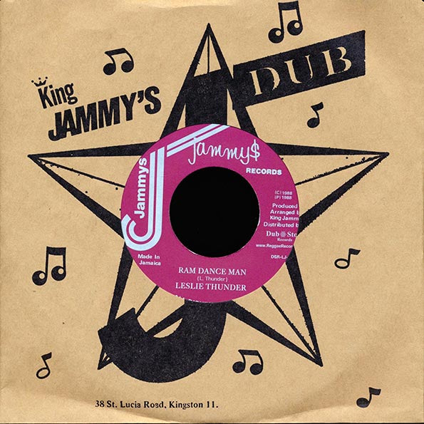 Leslie Thunder - Ram Dance Man  /  Version (rhythm: "Livestock AKA Shabba Ranks - Love Punanny Bad") (Japan) (Japan press)