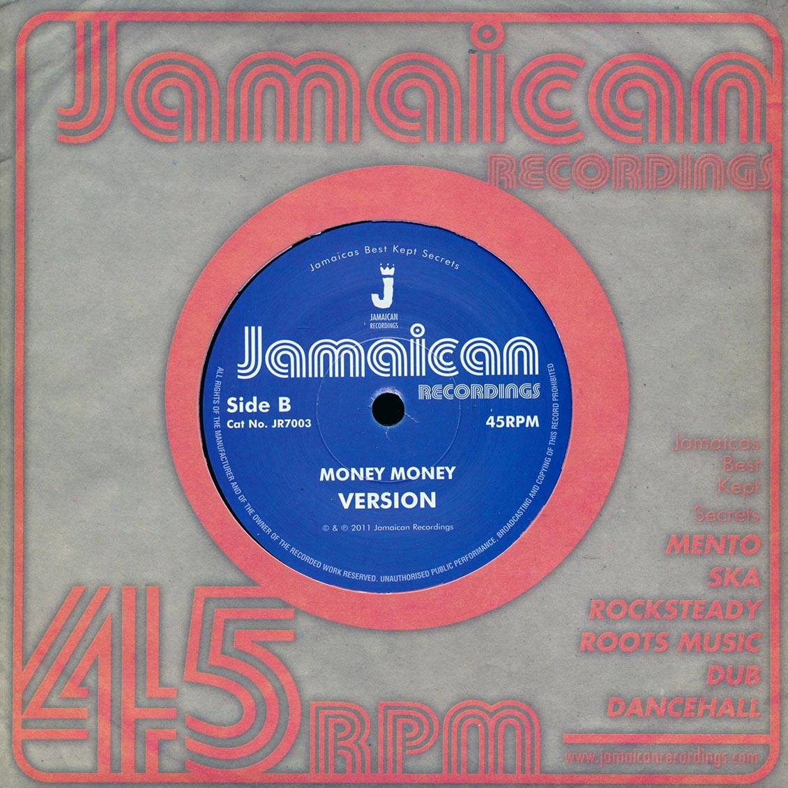 Horace Andy - Money Money  /  King Tubby - Version (rhythm: "Horace Andy - Money Money")