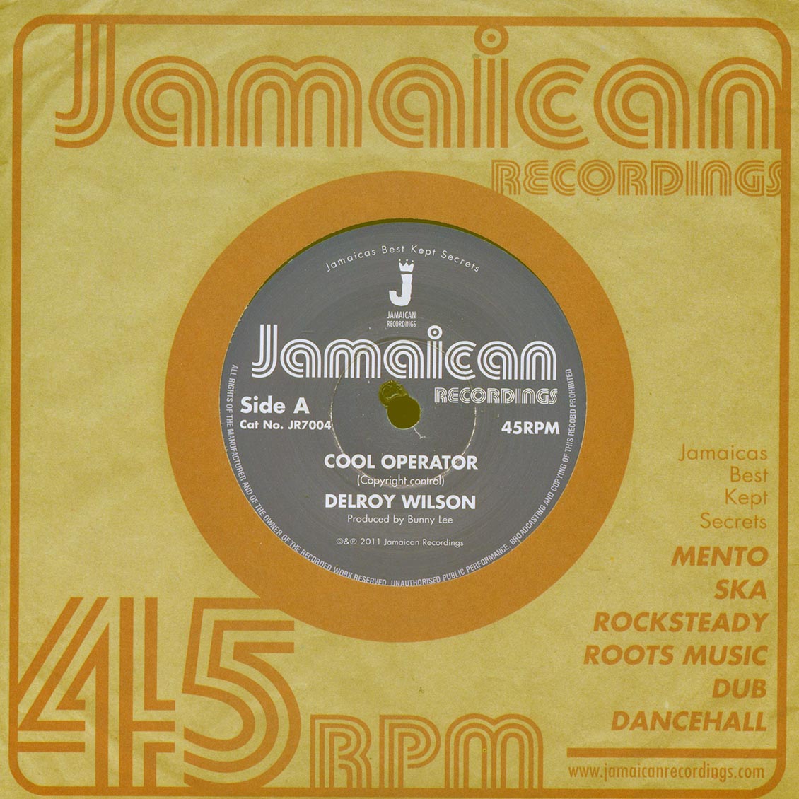 Delroy Wilson - Cool Operator  /  Version
