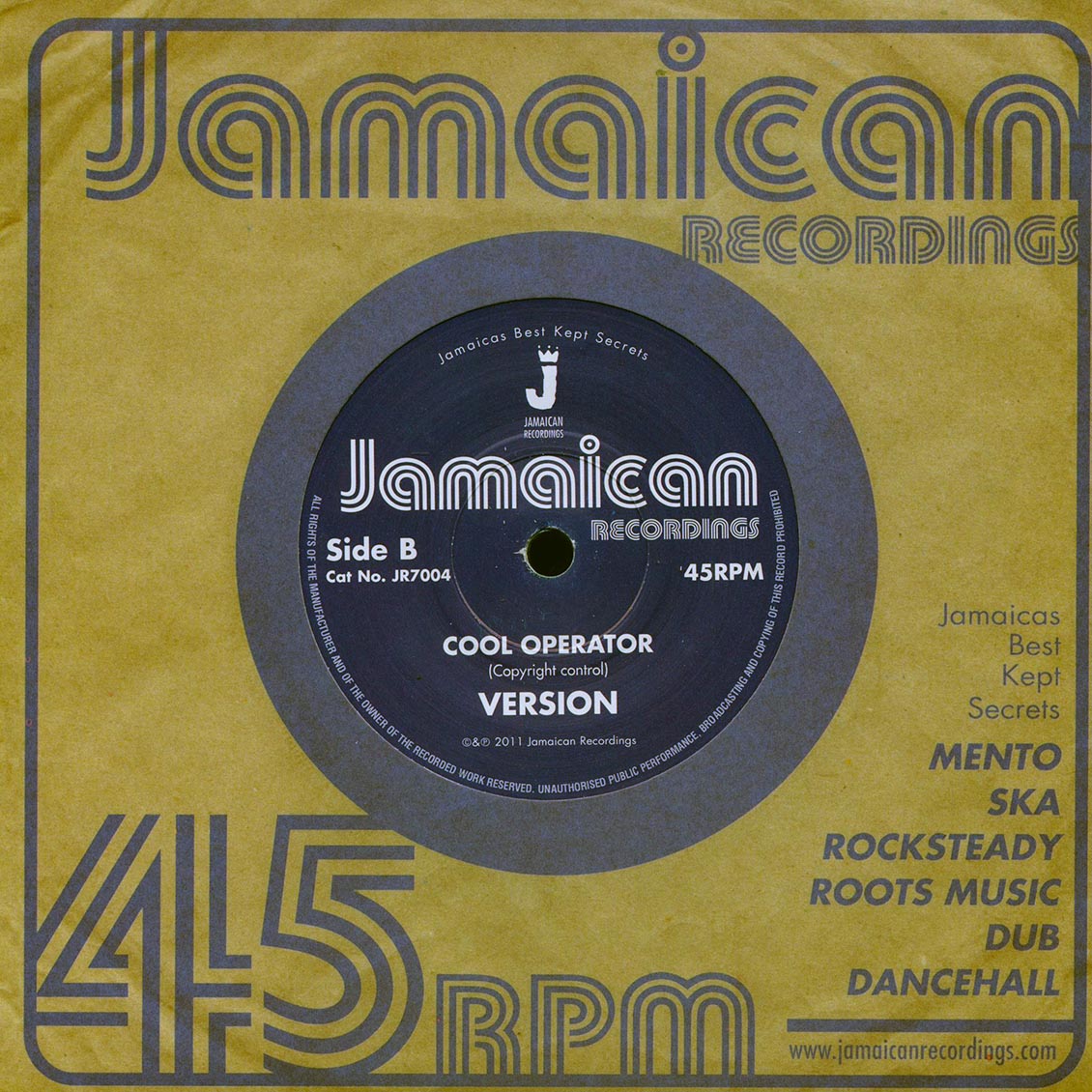 Delroy Wilson - Cool Operator  /  Version