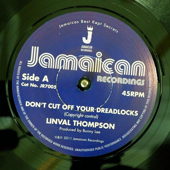 Linval Thompson - Don't Cut Off Your Dreadlocks  /  Version (rhythm: "Don't Cut Off Your Dreadlocks")
