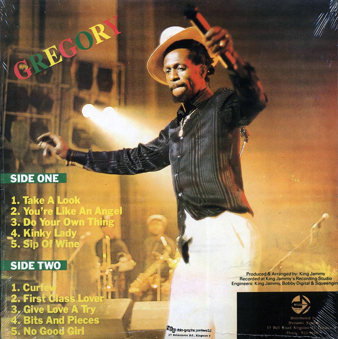 Gregory Isaacs - Come Along (orig. press)