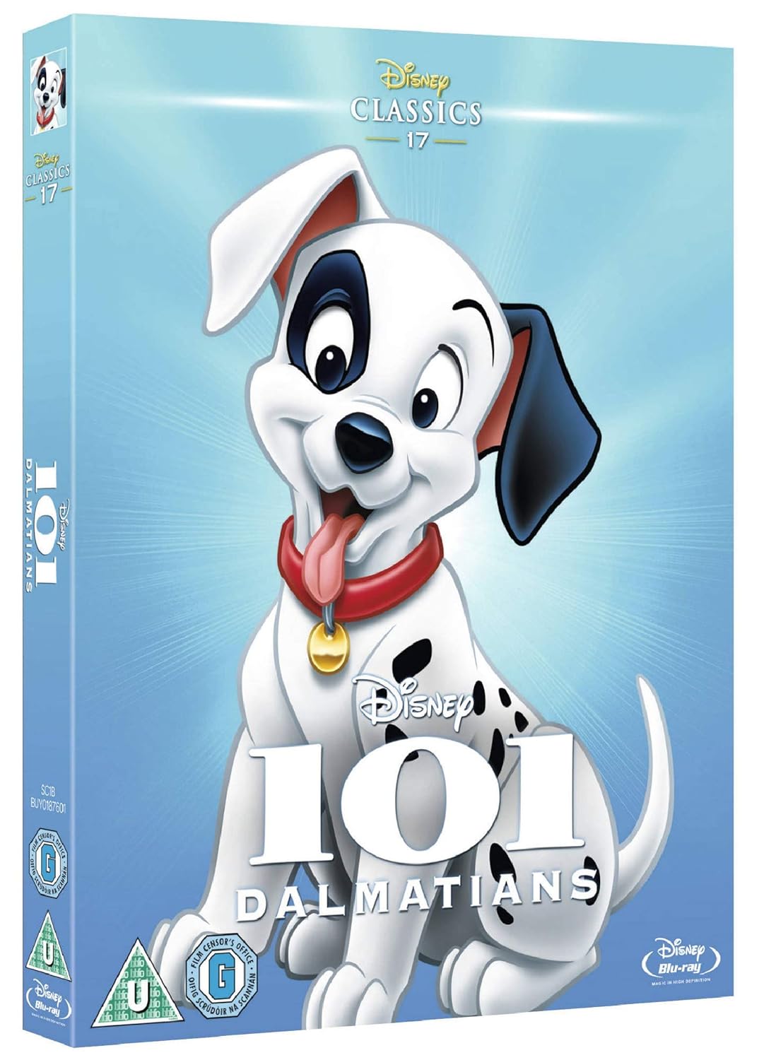 101 Dalmatians [Blu-ray] [1961] [Region Free]