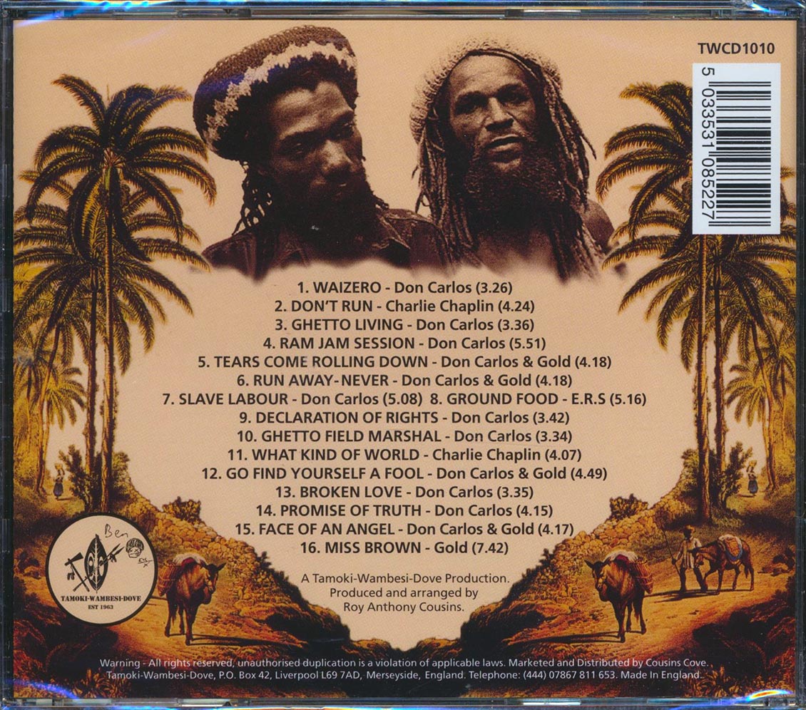 Don Carlos - Ghetto Living (With Gold, Charlie Chaplin) (remastered)