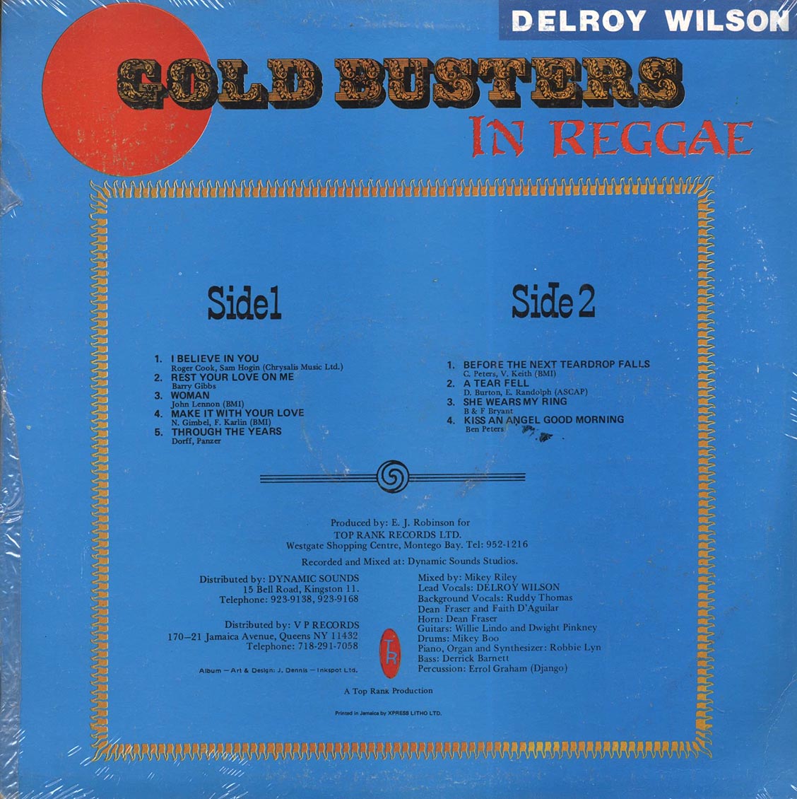 Delroy Wilson - Gold Busters In Reggae (Jamaica press) (orig. press)