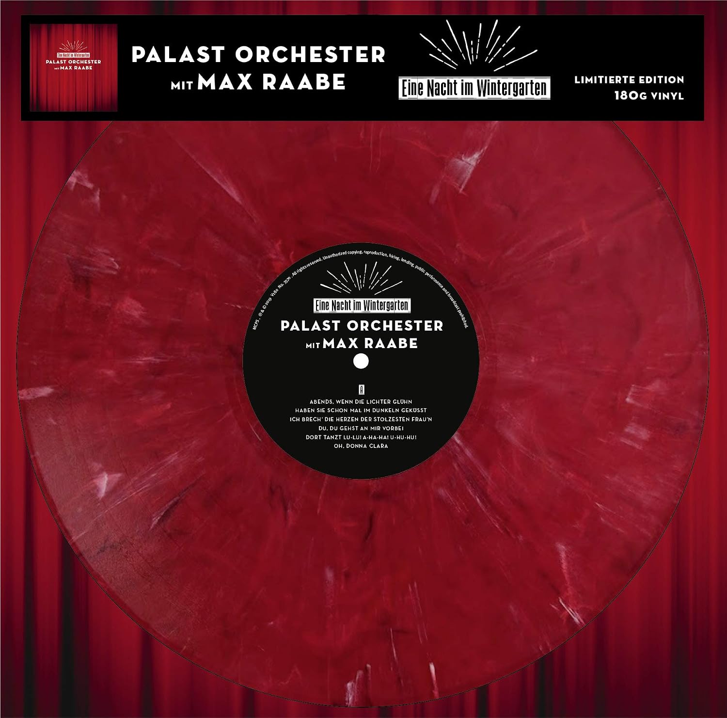 Palast Orchester Mit Max Raabe – Eine Nacht Im Wintergarten [Limited Edition Colored Vinyl] [Vinyl] [12 LP Record]