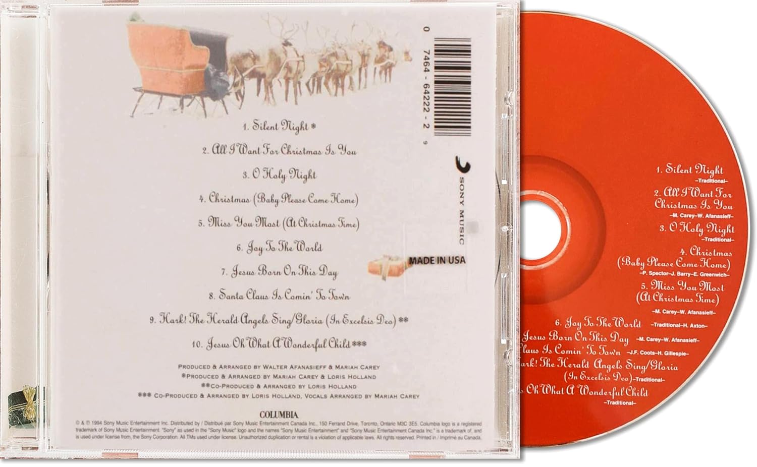 Merry Christmas by Mariah Careys СD