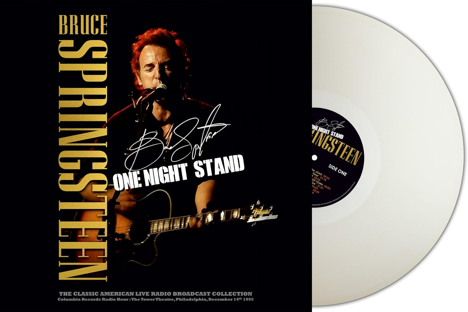 Bruce Springsteen - One Night Stand: Columbia Records Radio Hour, The Tower Theater Philadelphia, December 14th 1995 (180g) (clear vinyl) - Vinyl LP