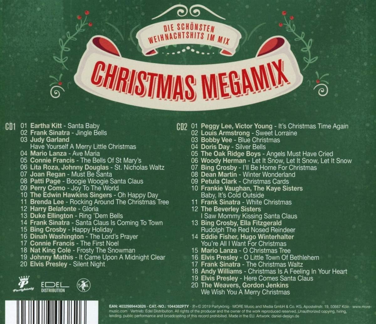 Christmas Megamix - Die Schönsten Weihnachtshits Im Mix [2CD]