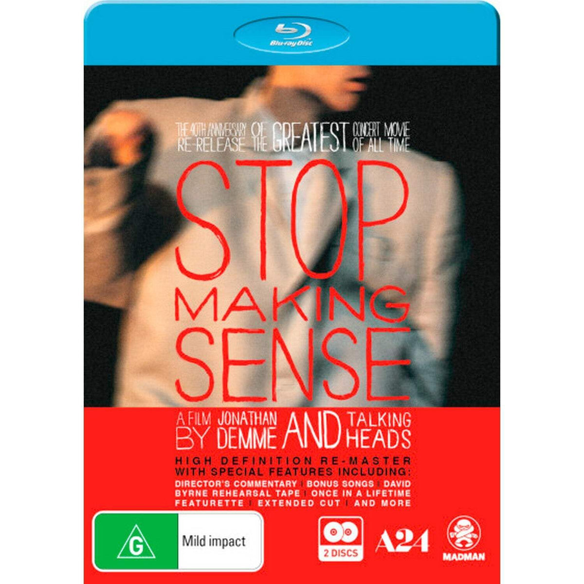 Stop Making Sense - 40th Anniversary Special Edition Blu-ray