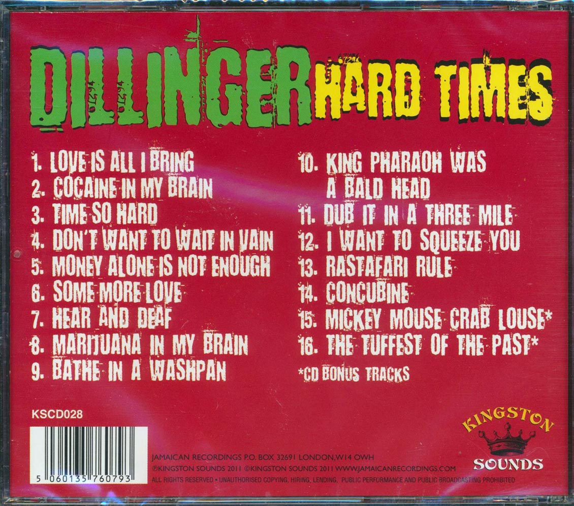 Dillinger - Hard Times