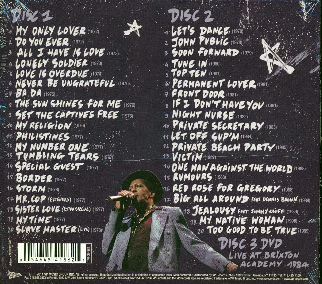 Gregory Isaacs - The Ruler: Reggae Anthology (40 tracks) (2xCD) (incl. DVD)