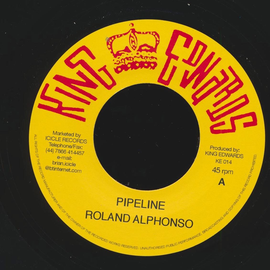 Roland Alphonso - Pipeline  /  Drumbago - You've Been Drunk (UK press)
