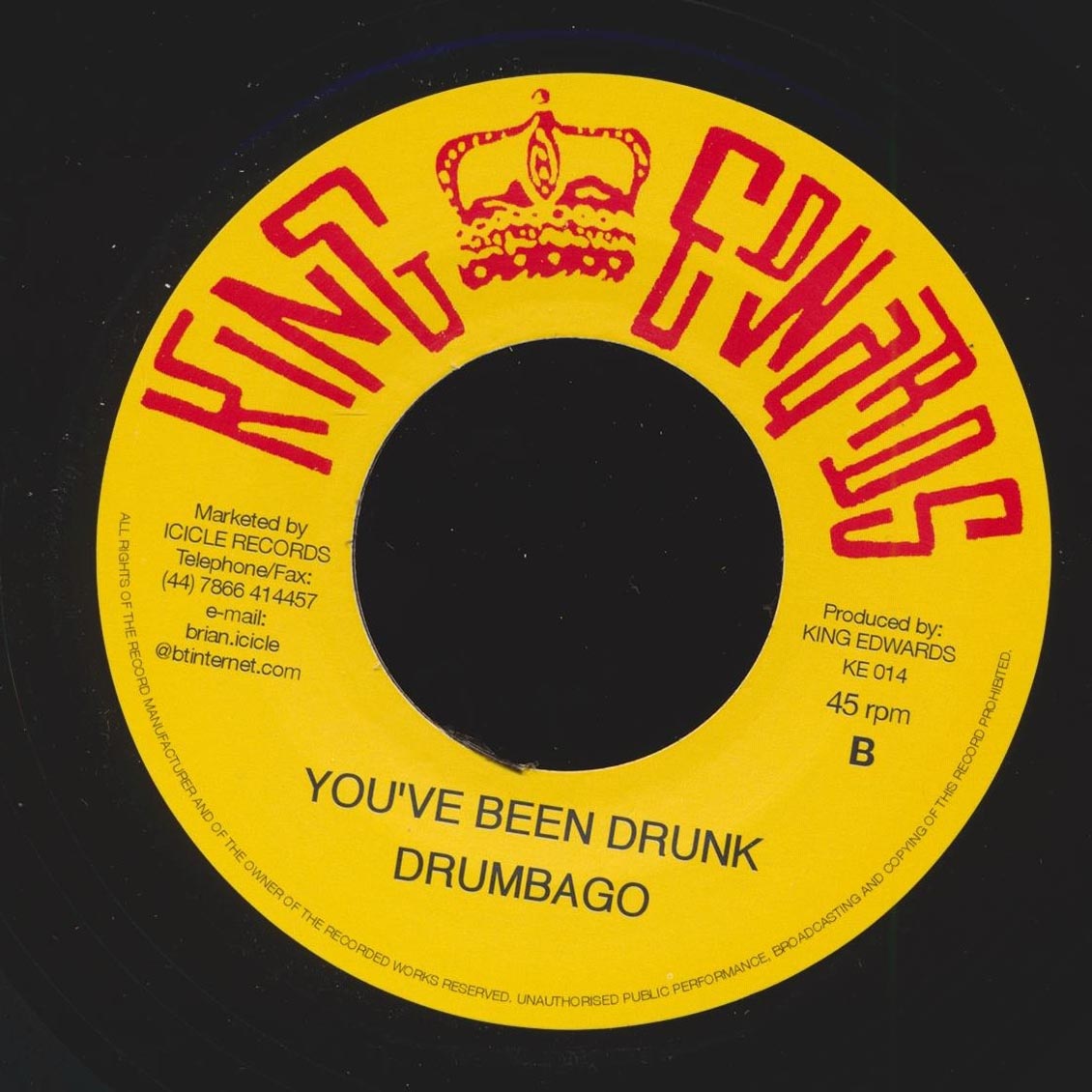 Roland Alphonso - Pipeline  /  Drumbago - You've Been Drunk (UK press)