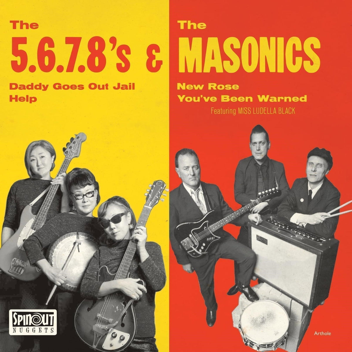5.6.7.8'S & THE MASONICS - JAPAN TOUR EP