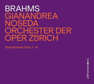 ORCHESTER DER OPER ZURICH / GIANANDREA NOSEDA - JOHANNES BRAHMS: SYMPHONIES NOS. 1-4 (2CD)