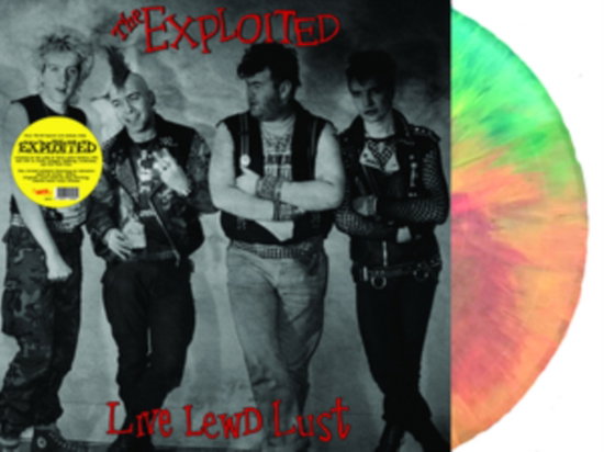 EXPLOITED - LIVE LEWD LUST (MULTI-COLOUR VINYL)