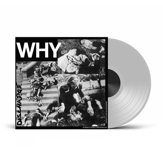 DISCHARGE - WHY (CLEAR VINYL)
