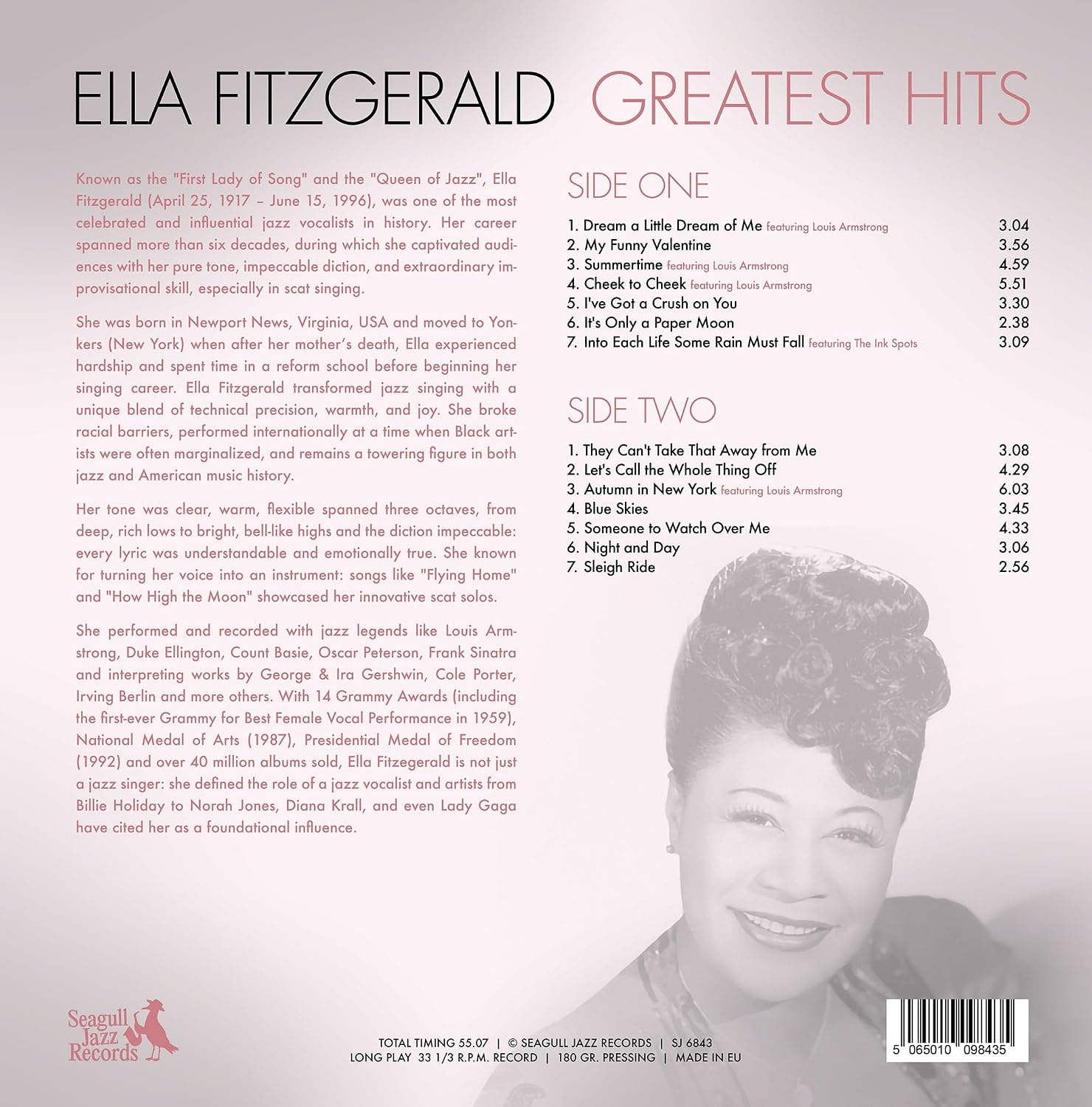 Ella Fitzgerald – Greatest Hits [Limited Edition] [Colored Vinyl] [LP] [Vinyl]