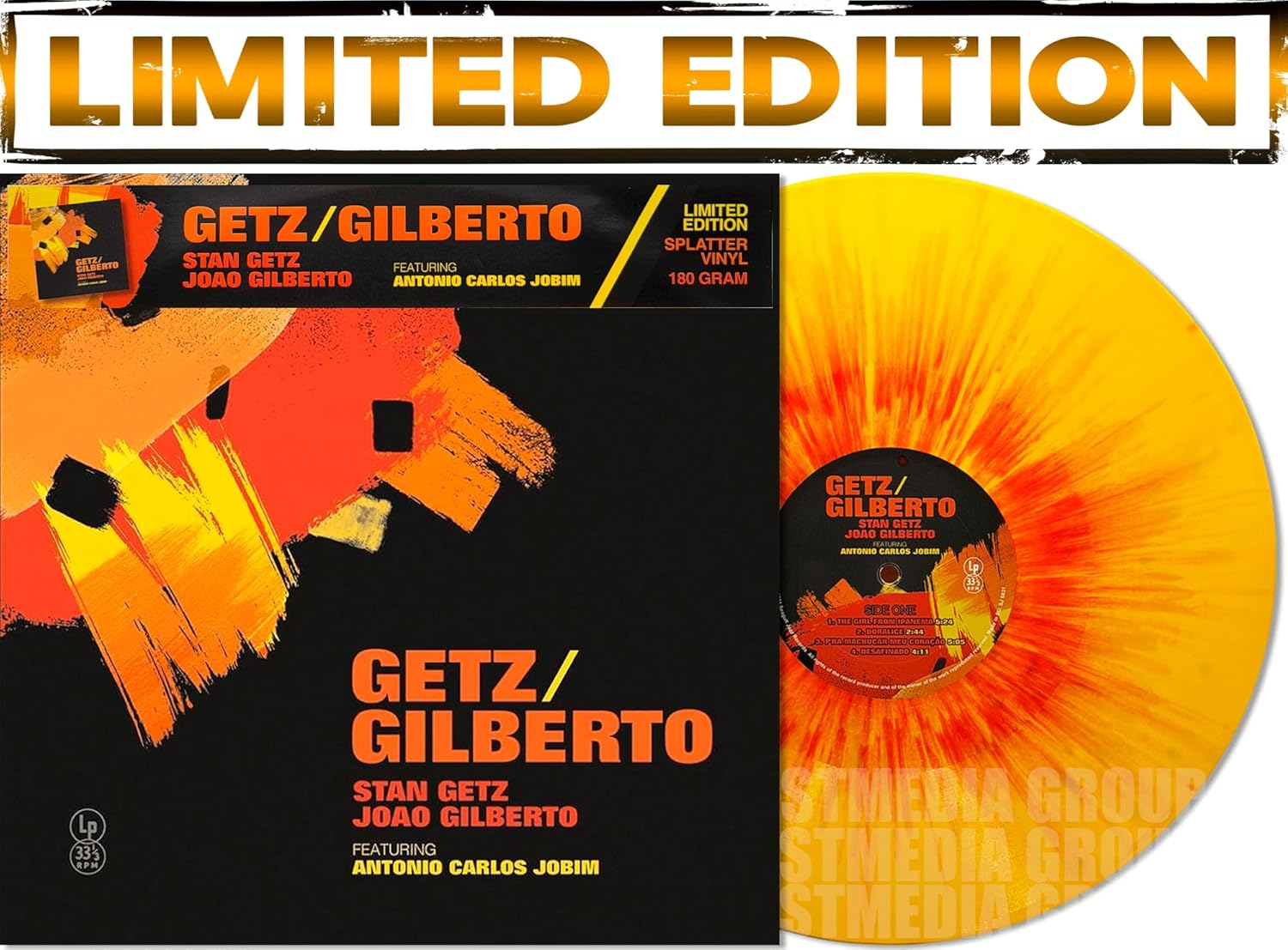 Getz / Gilberto By Stan Getz & João Gilberto [Limited Edition Colored Vinyl] [Vinyl LP Record]