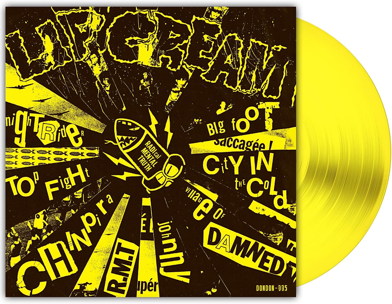 Lip Cream - Big Foot Cassette (highlighter Yellow Vinyl)