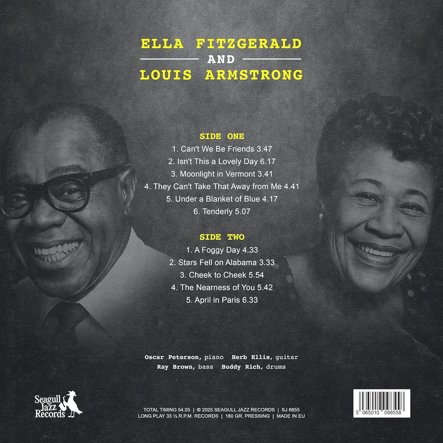 Ella Fitzgerald and Louis Armstrong - Ella and Louis - Limited Splatter Vinyl Edition