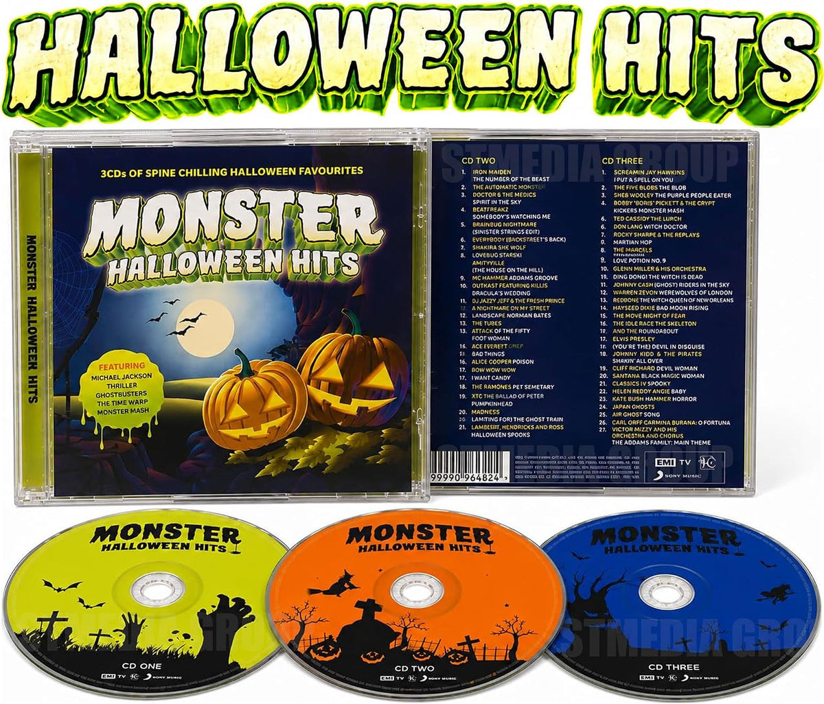 Monster Halloween Greatest Hits Spine-Chilling 3СD