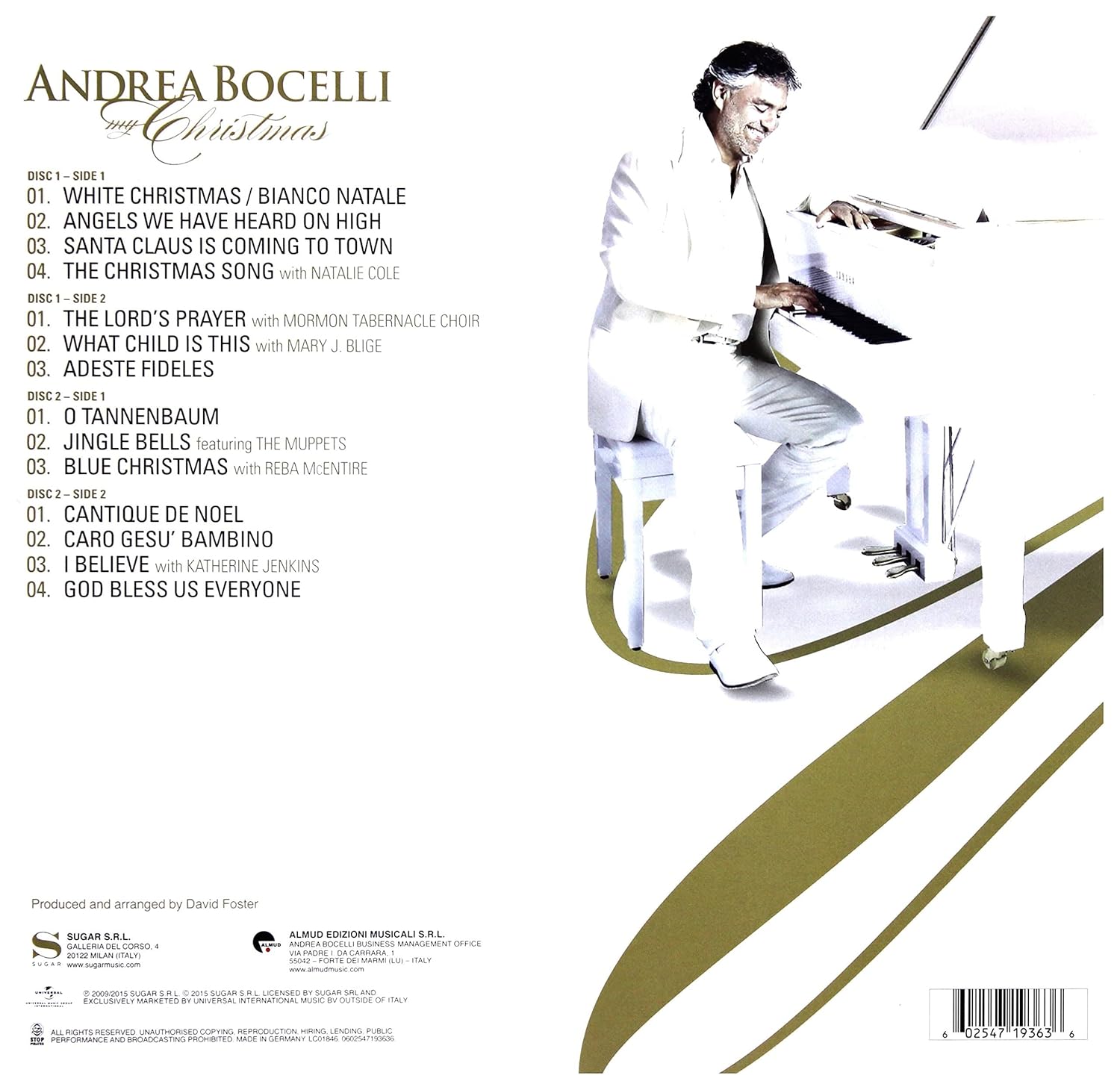 My Christmas[2 LP] [lp_record] Andrea Bocelli
