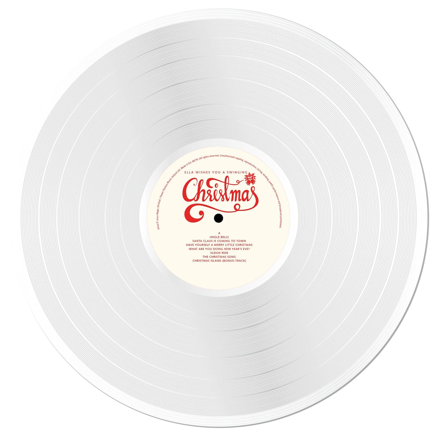 Ella Fitzgerald - Ella Wishes You A Swinging Christmas - Limited Edition White Vinyl