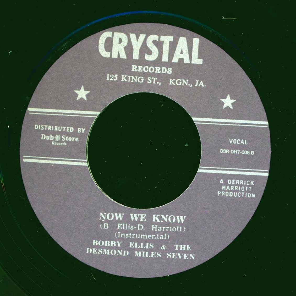 Derrick Harriott - Keep On Dancing  /  Bobby Ellis, Desmond Miles Seven - Now We Know (Japan) (Japan press)
