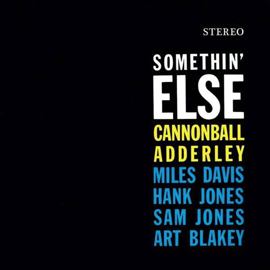 ADDERLEY,CANNONBALL - SOMETHIN ELSE (LIMITED/180G/SOLID ORANGE VINYL)