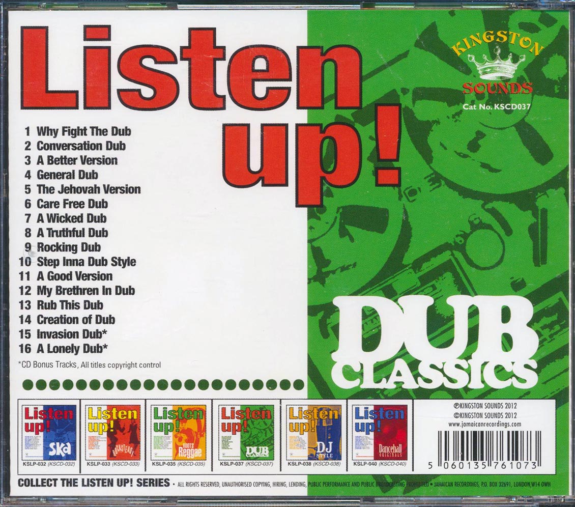 King Tubby - Listen Up: Dub Classics