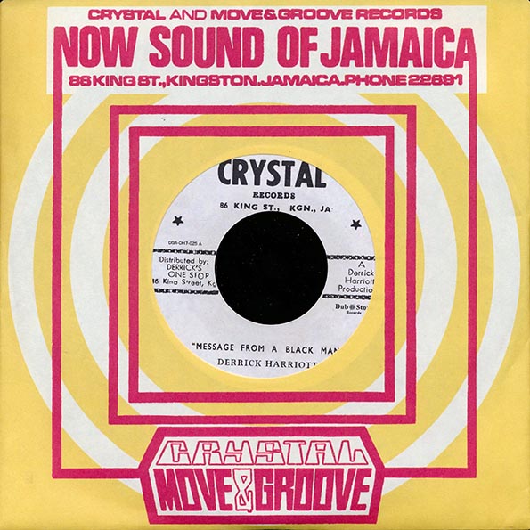 Derrick Harriott - Message From A Black Man  /  Chosen Few - Going Back Home (Japan) (Japan press)
