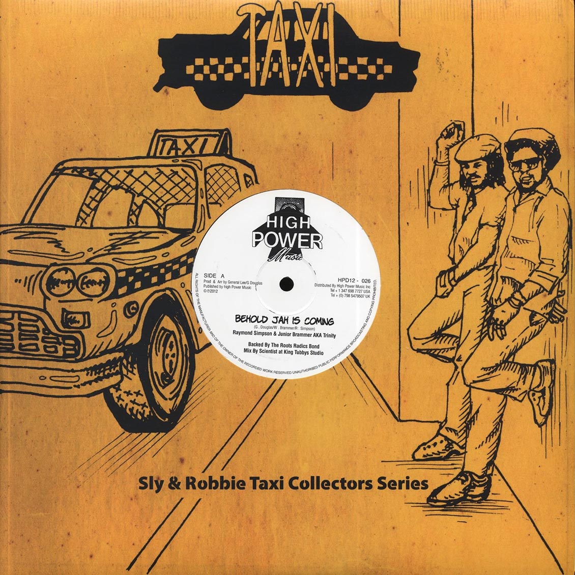 Raymond Simpson, Jr. Brammer - Behold Jah Is Coming  /  Roots Radics - Version