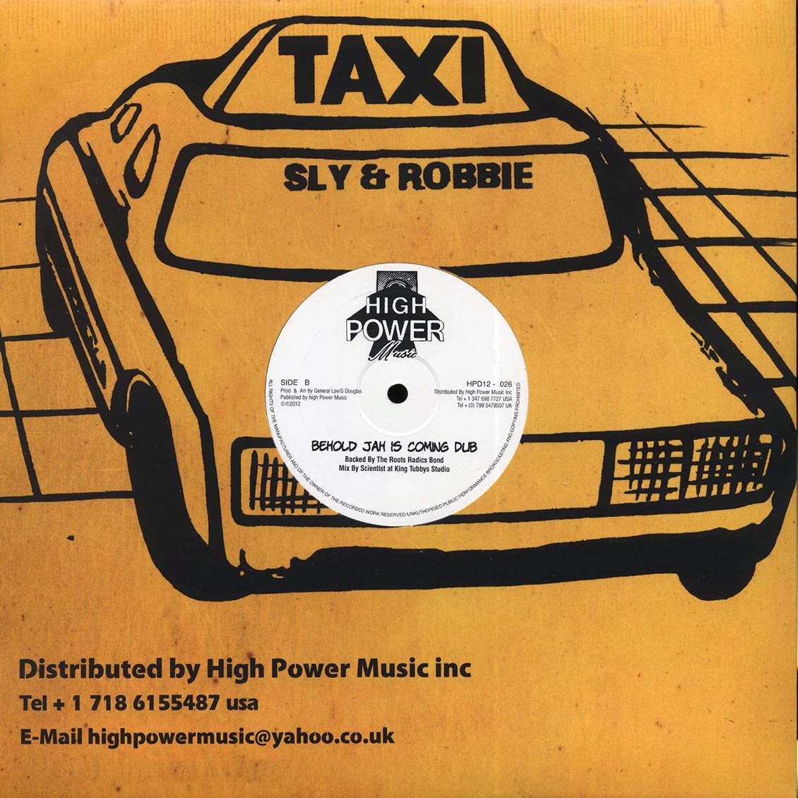 Raymond Simpson, Jr. Brammer - Behold Jah Is Coming  /  Roots Radics - Version