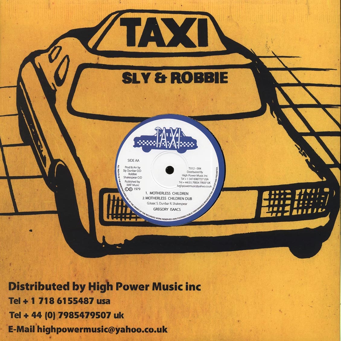 Gregory Isaacs - Rock Dis Ya Reggae Beat; Sly & Robbie - Rock Dis Ya  /  Gregory Isaacs - Motherless Children; Sly & Robbie - Motherless Children Dub