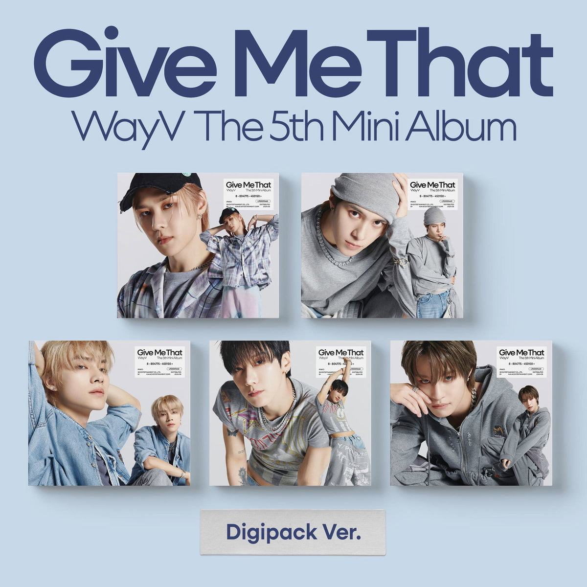 WAYV - GIVE ME THAT: 5TH MINI ALBUM (DIGIPACK VER.)