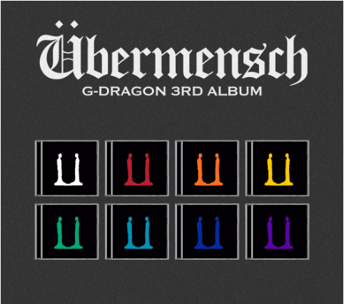 G-DRAGON - UBERMENSCH (BLUE VERSION)