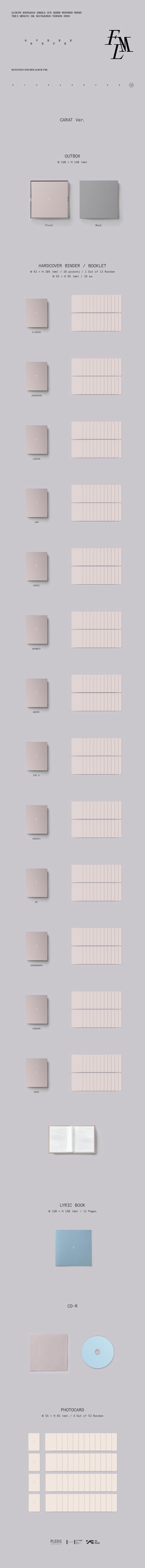 SEVENTEEN - FML: 10TH MINI ALBUM (CARAT VERSION)